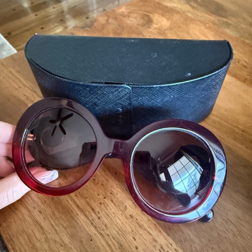 Prada Minimal Baroque swirl sunglasses